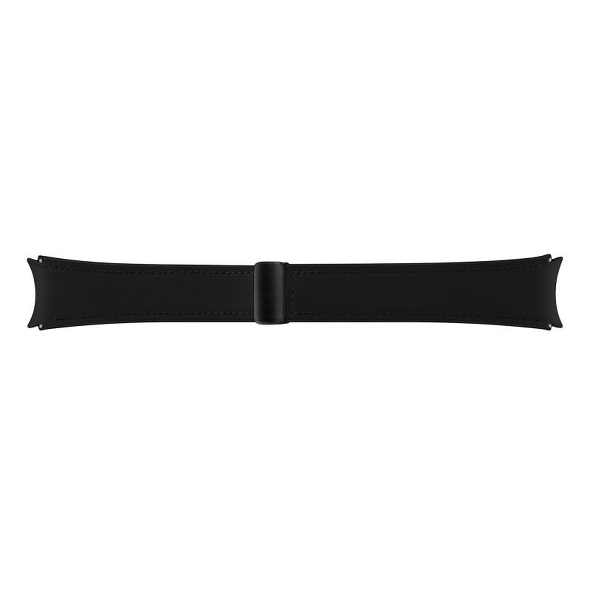 Voir la diapositive 3 : Samsung Bracelet Watch 4/5/6/7 S/M Hybride Leather Noir