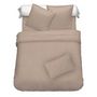 Voir la diapositive 2 : Housse de couette unie en coton lin YANNO