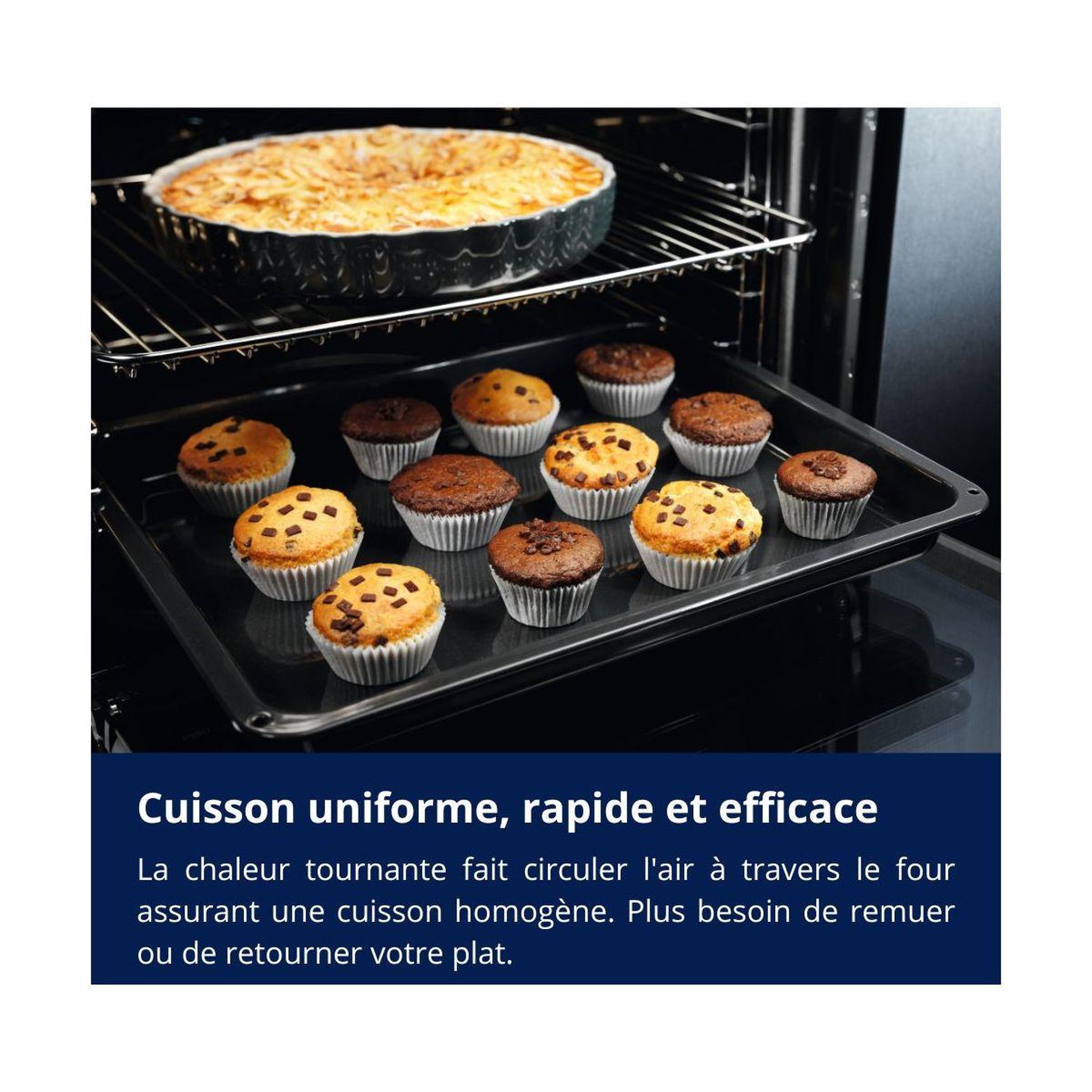 Voir la diapositive 4 : ELECTROLUX Four encastrable eoh4p46bx0 pyrolyse chaleur tournante 65l inox