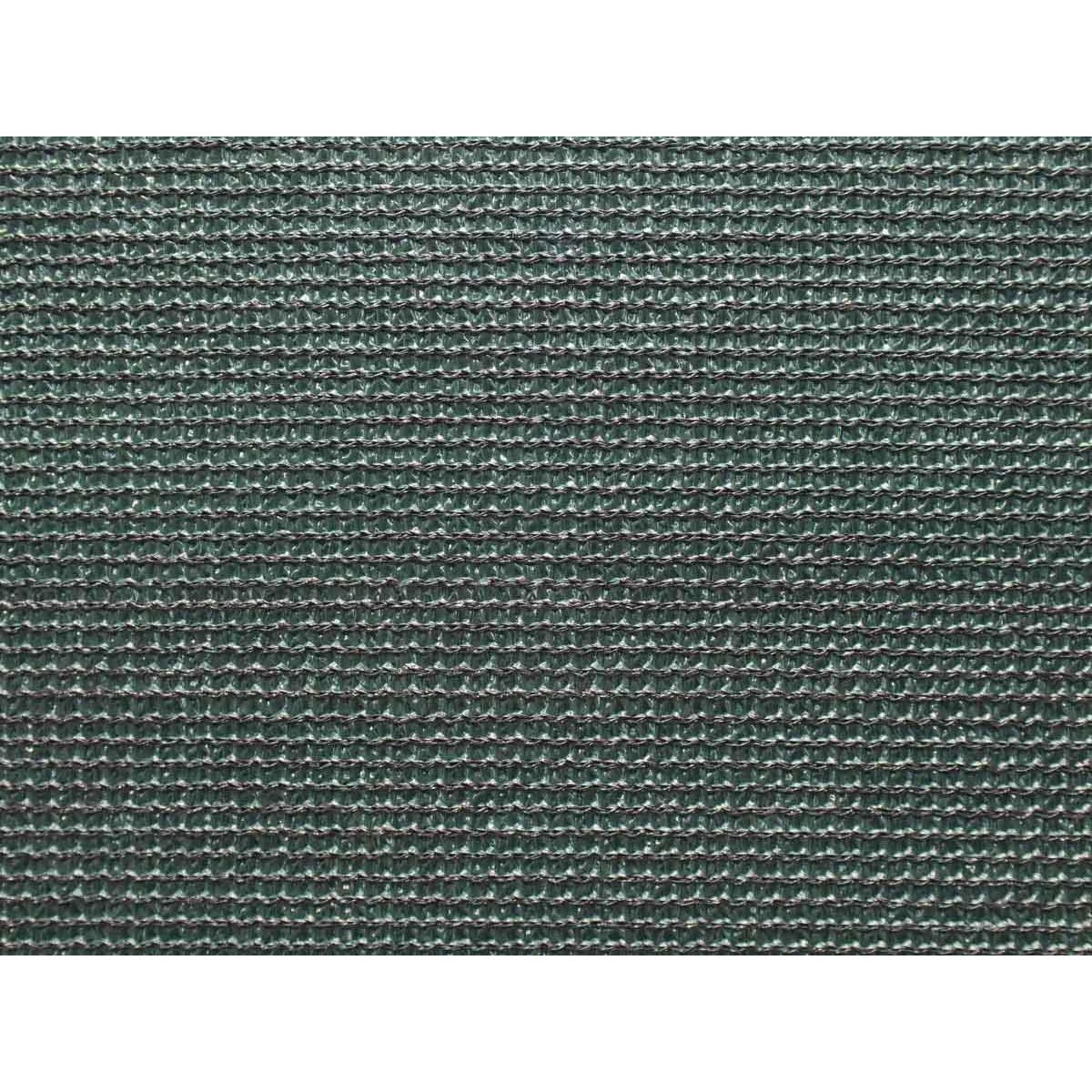 JARDIDECO Brise vue en toile tissée Vert foncé 10 m x H.1,20 m - Jardideco