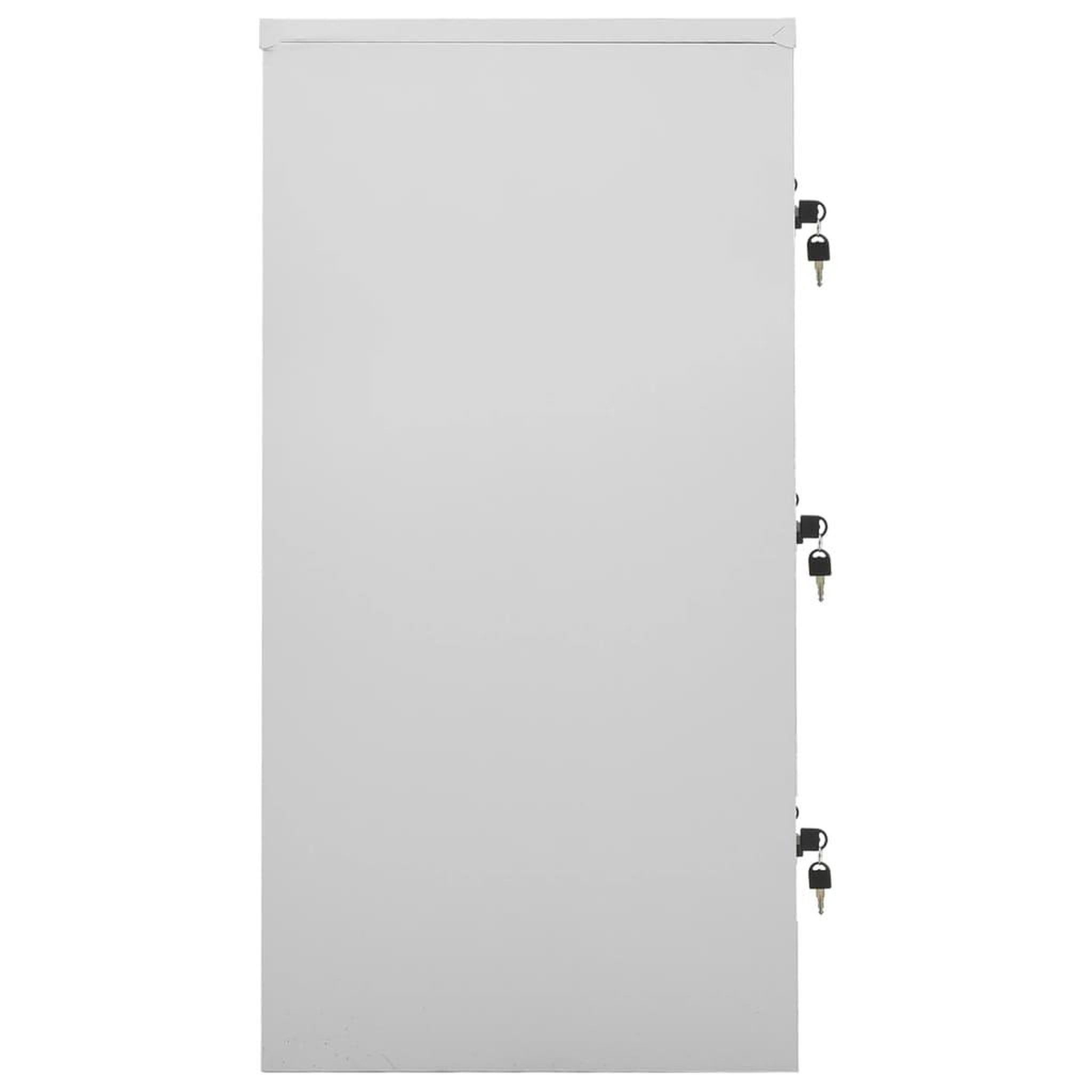 Voir la diapositive 4 : VIDAXL Armoires a casiers 5 pcs Gris clair et bleu 90x45x92,5 cm Acier