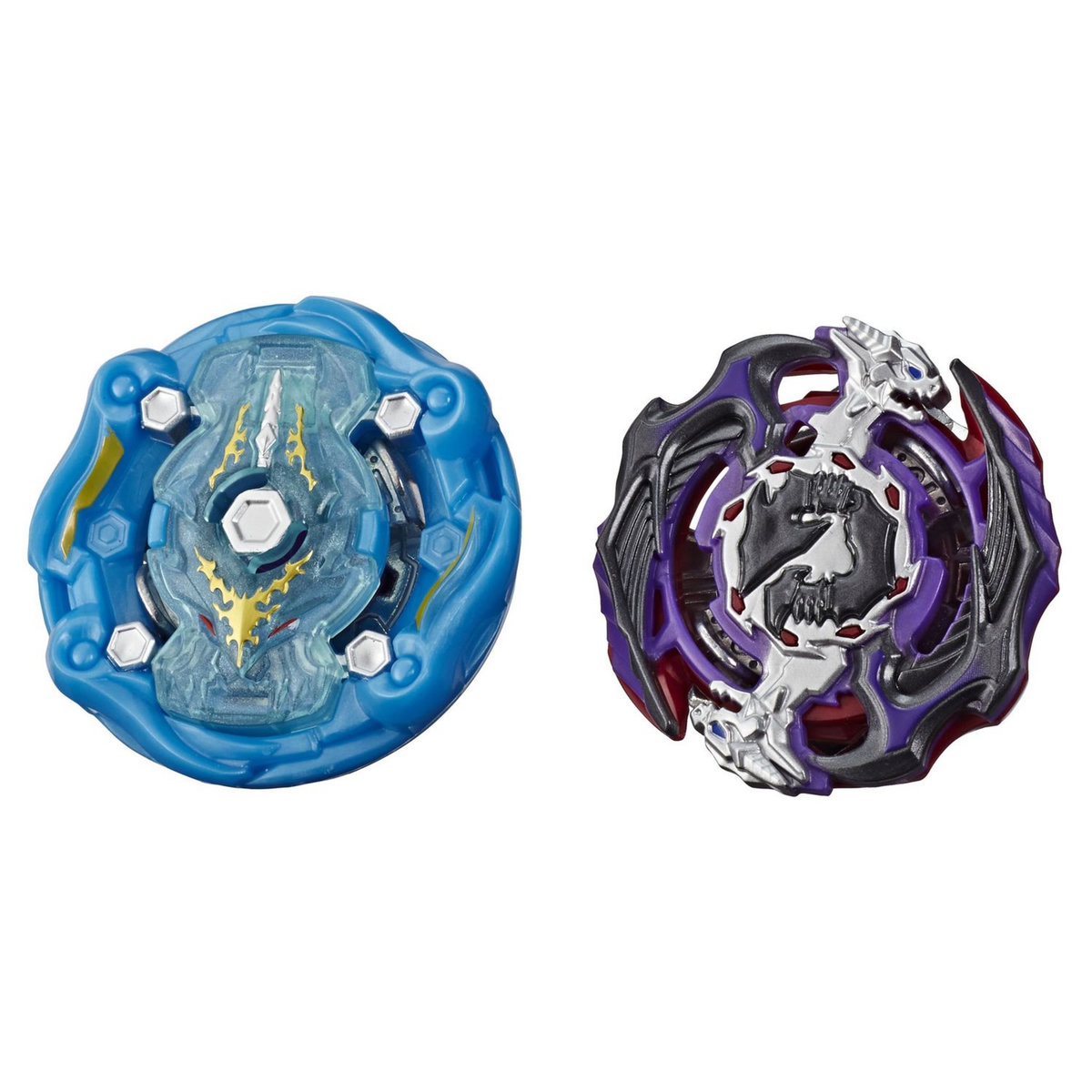 HASBRO Toupie Beyblade Burst Rise - Pack Duel Hypersphere Toupies Erase Devolos D5 et Left Astro A5