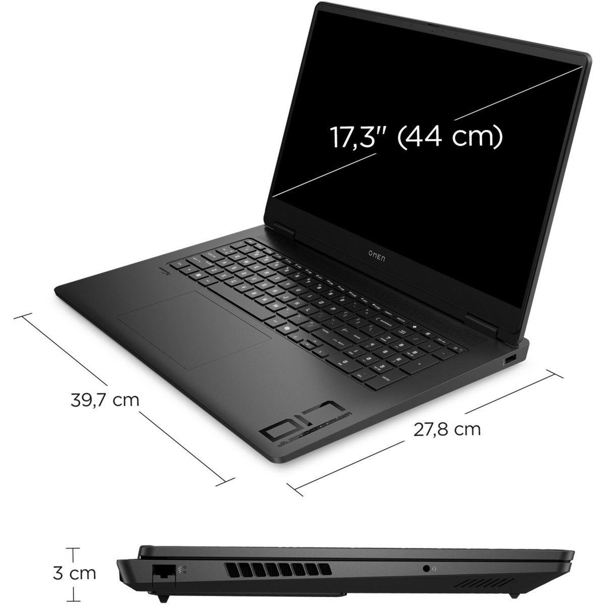 Voir la diapositive 3 : HP PC Gamer Omen 17-db0113nf
