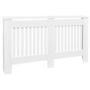 Voir la diapositive 2 : VIDAXL Cache-radiateur 152 cm MDF Blanc