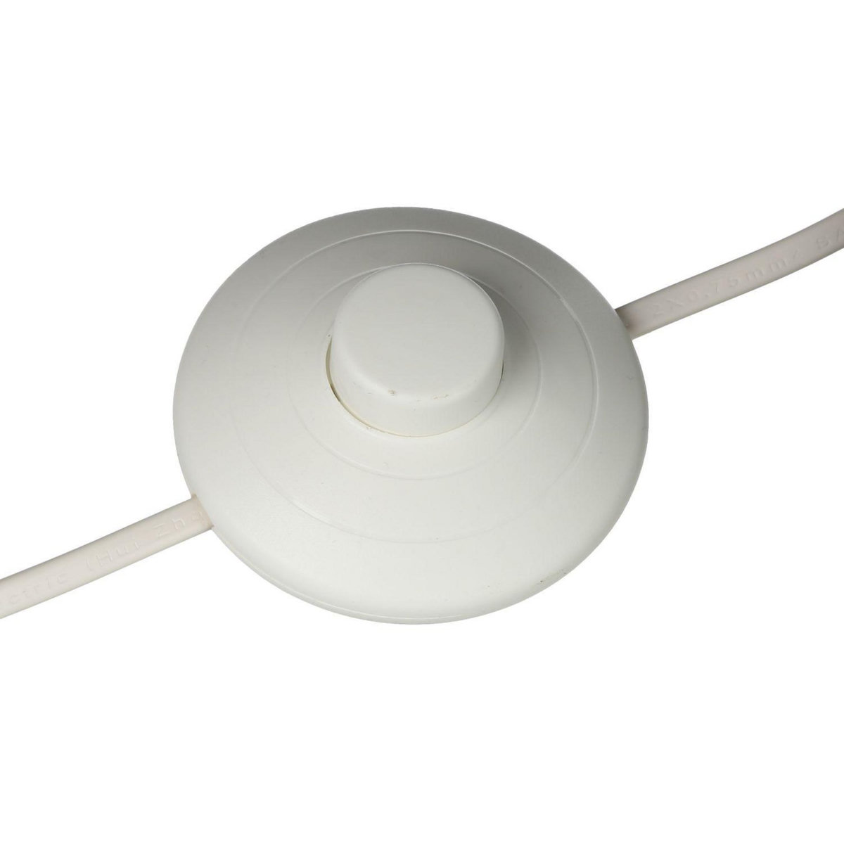 ATMOSPHERA Lampadaire bambou Moki - Hauteur 150 cm - Blanc
