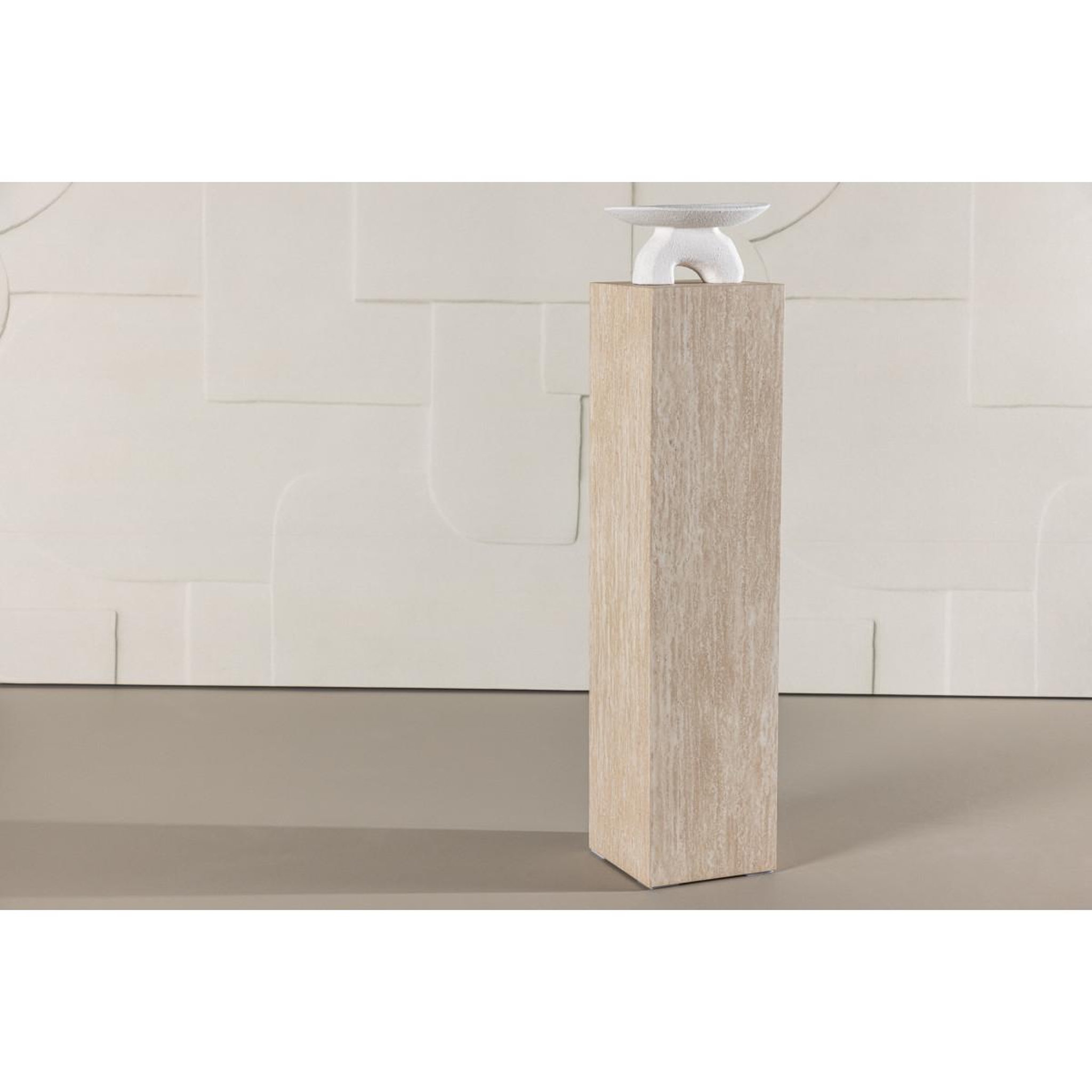 Voir la diapositive 5 : Paris Prix Sellette Décorative  Ramsvik  95cm Beige