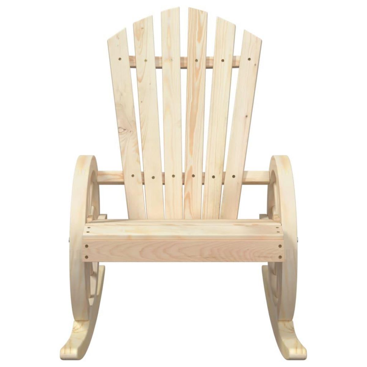 VIDAXL Chaise a bascule Adirondack bois de sapin massif