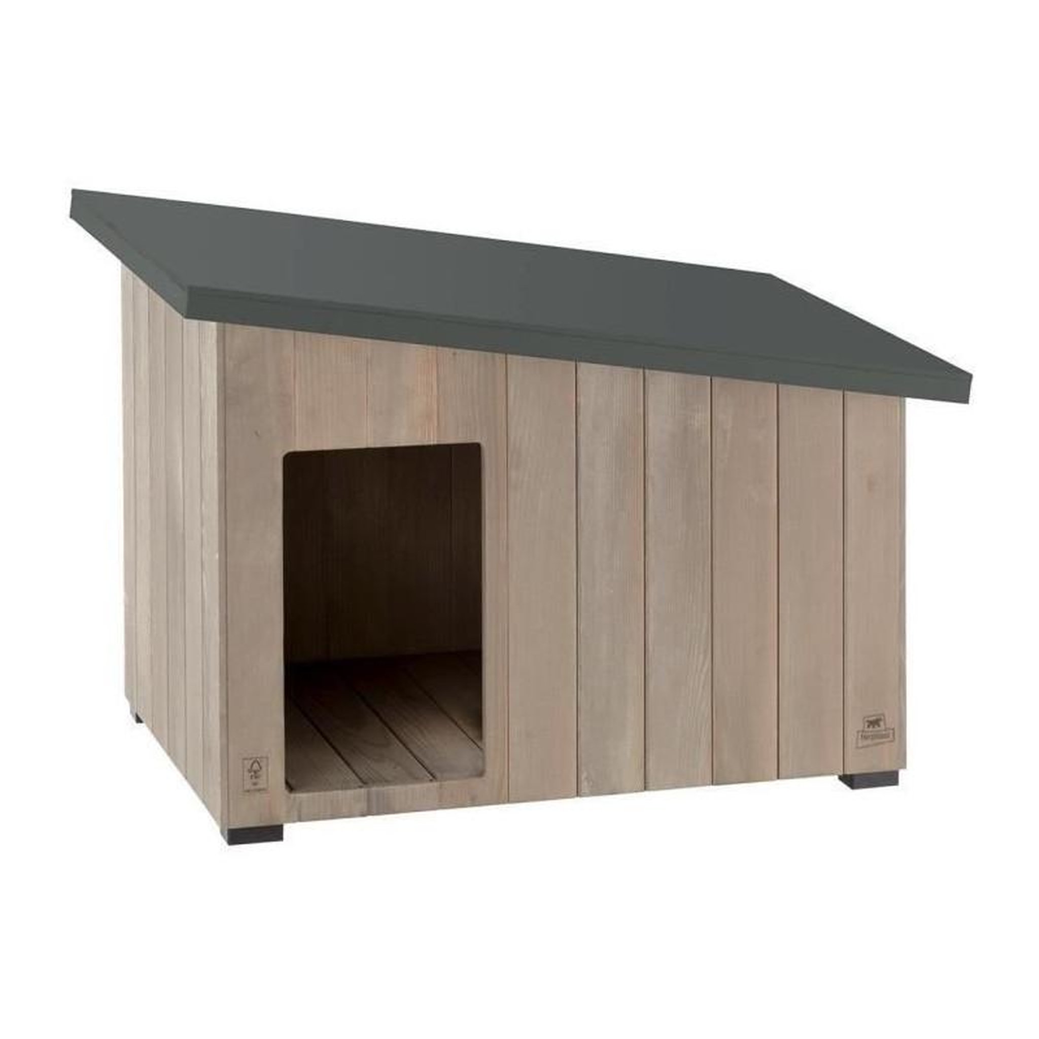 Ferplast FERPLAST - ARGO 50 Niche pour chien en bois de pin nordique L 48,5 x L 30,5 x H 38,5 cm