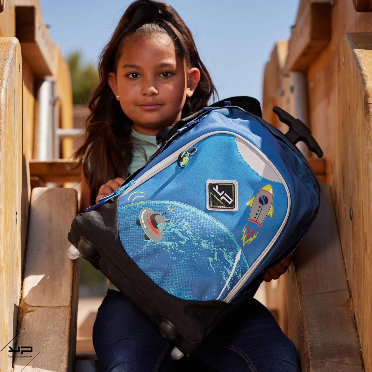 BODYPACK BODYPACK Sac à dos à roulettes 44 cm Objectif Lune