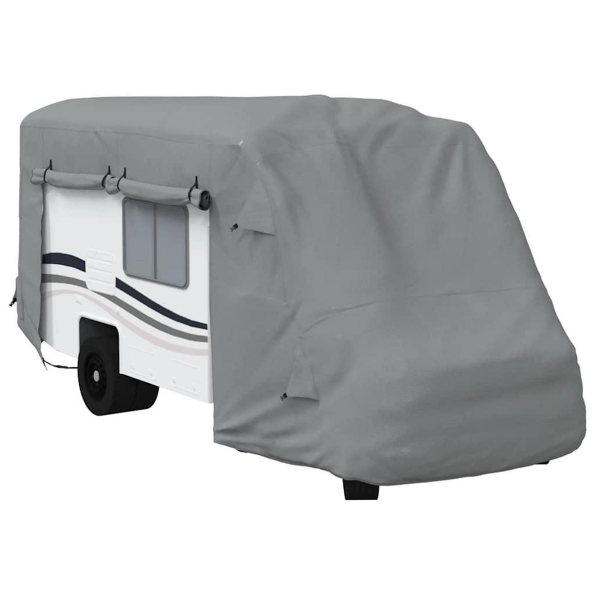 VIDAXL Housses de camping-car gris 610x235x275 cm tissu non tisse