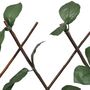Voir la diapositive 4 : VIDAXL Clotures a treillis de saule 5pcs feuille artificielle 180x60cm