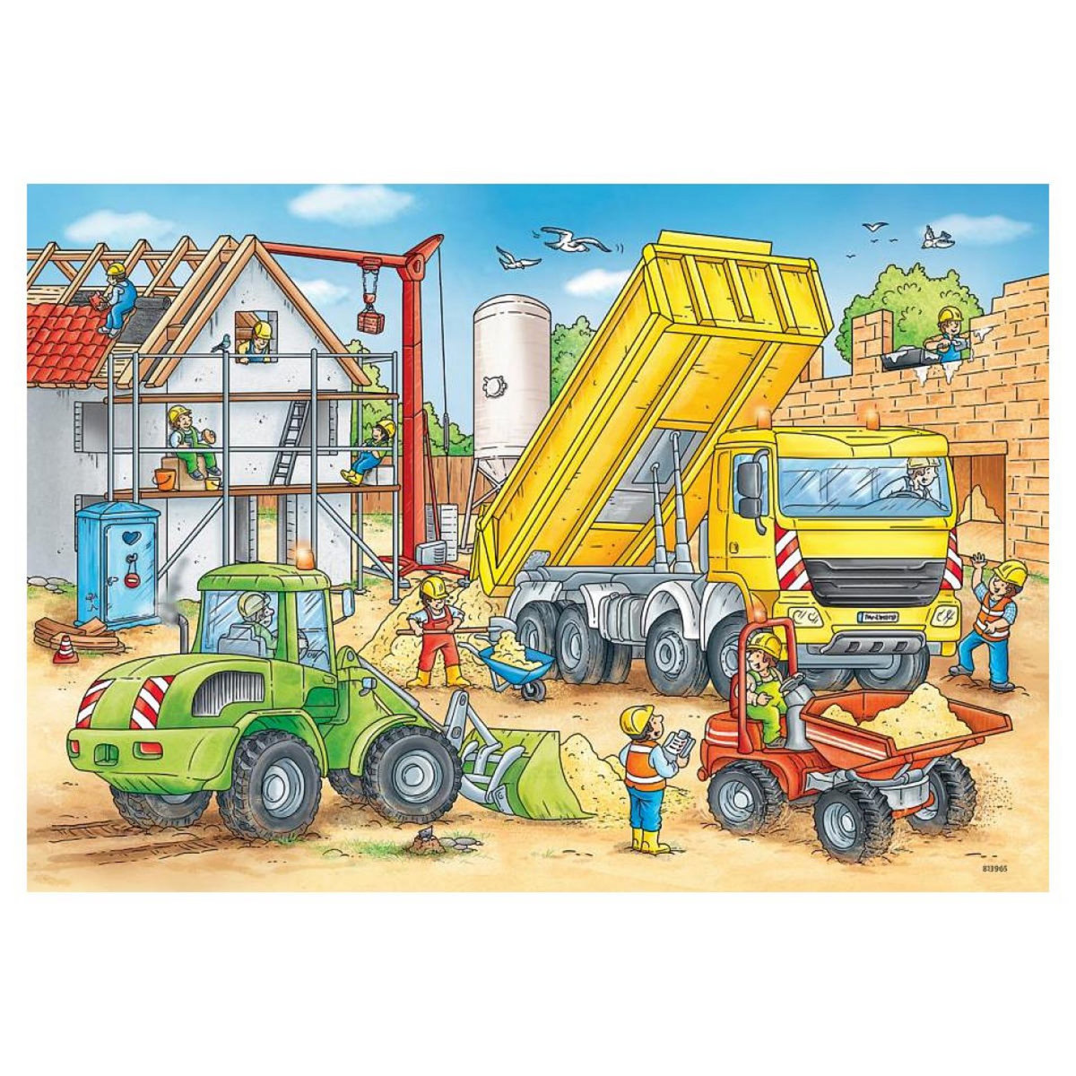 RAVENSBURGER Puzzles 2x24 p - beaucoup de travail sur le chantier