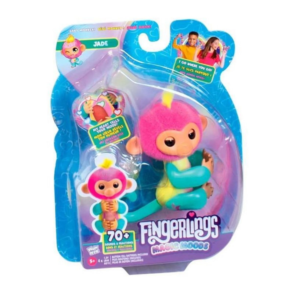 LANSAY Fingerlings - LANSAY - Magic Moods Jade - Jeu de récré - Des 5 ans