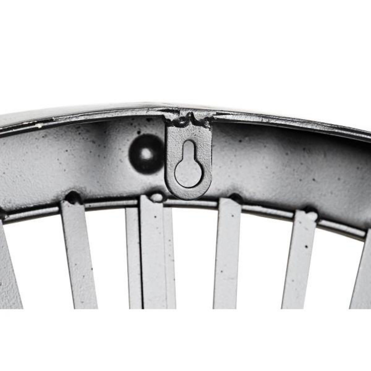 AAAAA Horloge Murale DKD Home Decor Noir Doré Fer Vintage 65 x 6,7 x 65 cm