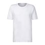  T-shirt homme col rond en coton blanc