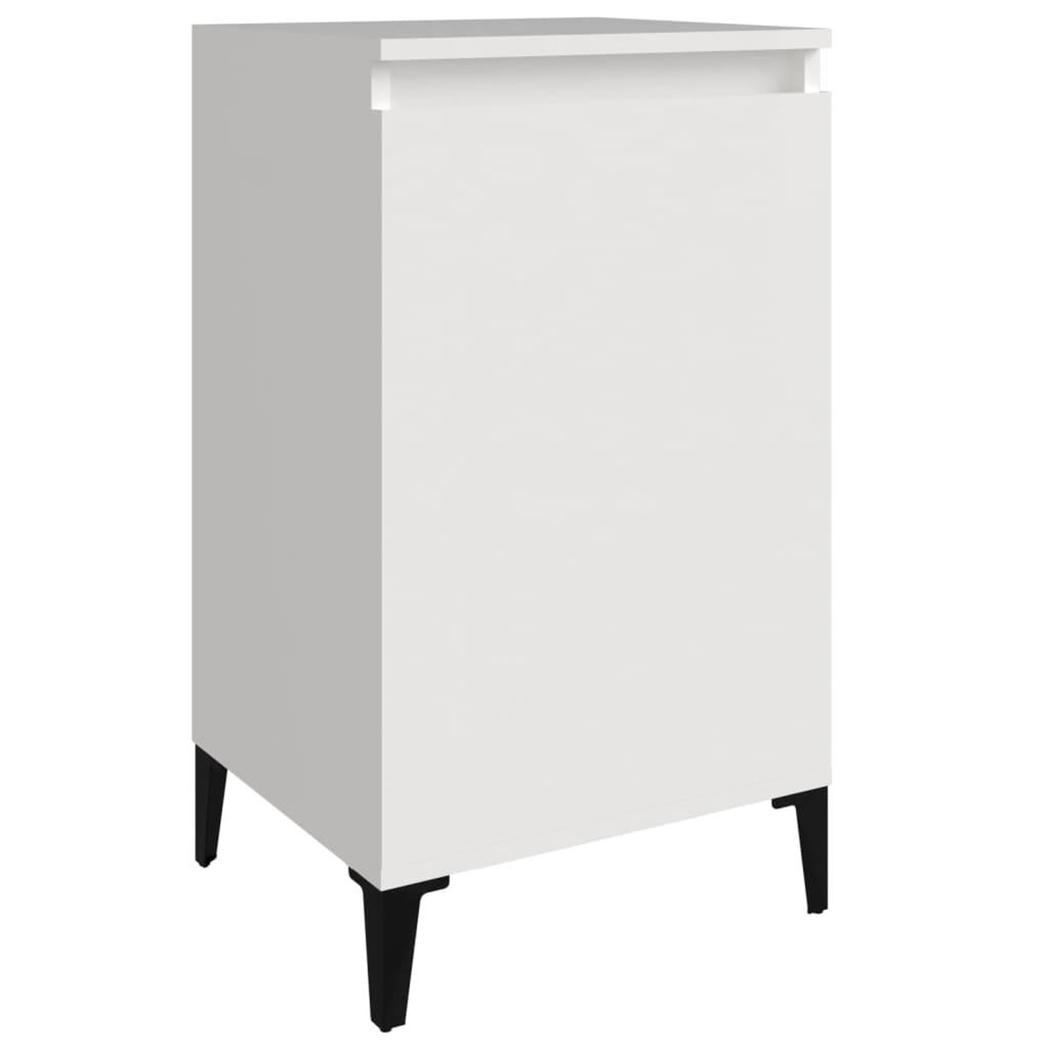 Voir la diapositive 2 : VIDAXL Table de chevet blanc brillant 40x35x70 cm bois d'ingenierie
