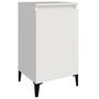 Voir la diapositive 2 : VIDAXL Table de chevet blanc brillant 40x35x70 cm bois d'ingenierie