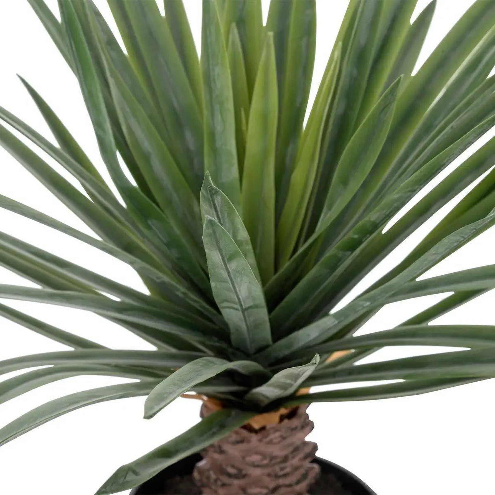 Voir la diapositive 3 : ATMOSPHERA Palmier artificiel en pot  rivi  52cm noir & vert