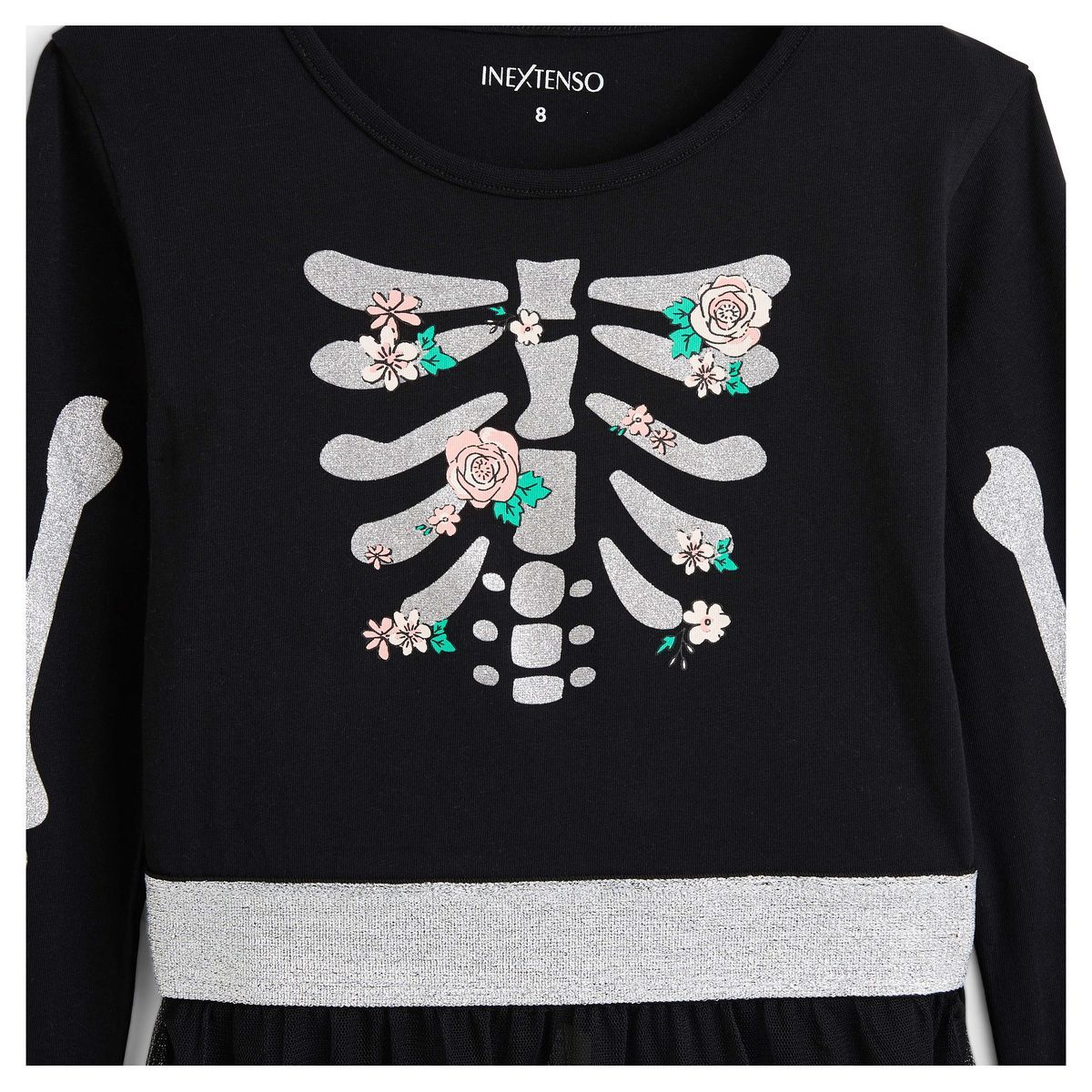 IN EXTENSO Ensemble pyjama squelette halloween fille