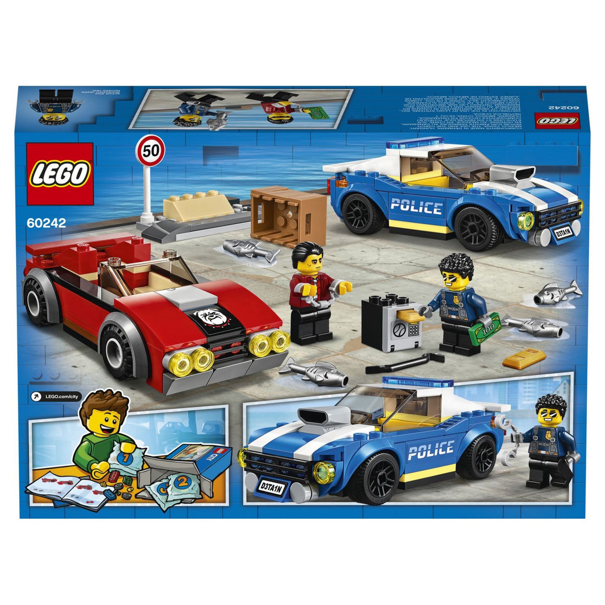 LEGO City 60242 - La course-poursuite sur l'autoroute