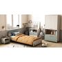 Voir la diapositive 5 : Commode enfant 1 niches 2 tiroirs L73cm NOLAN