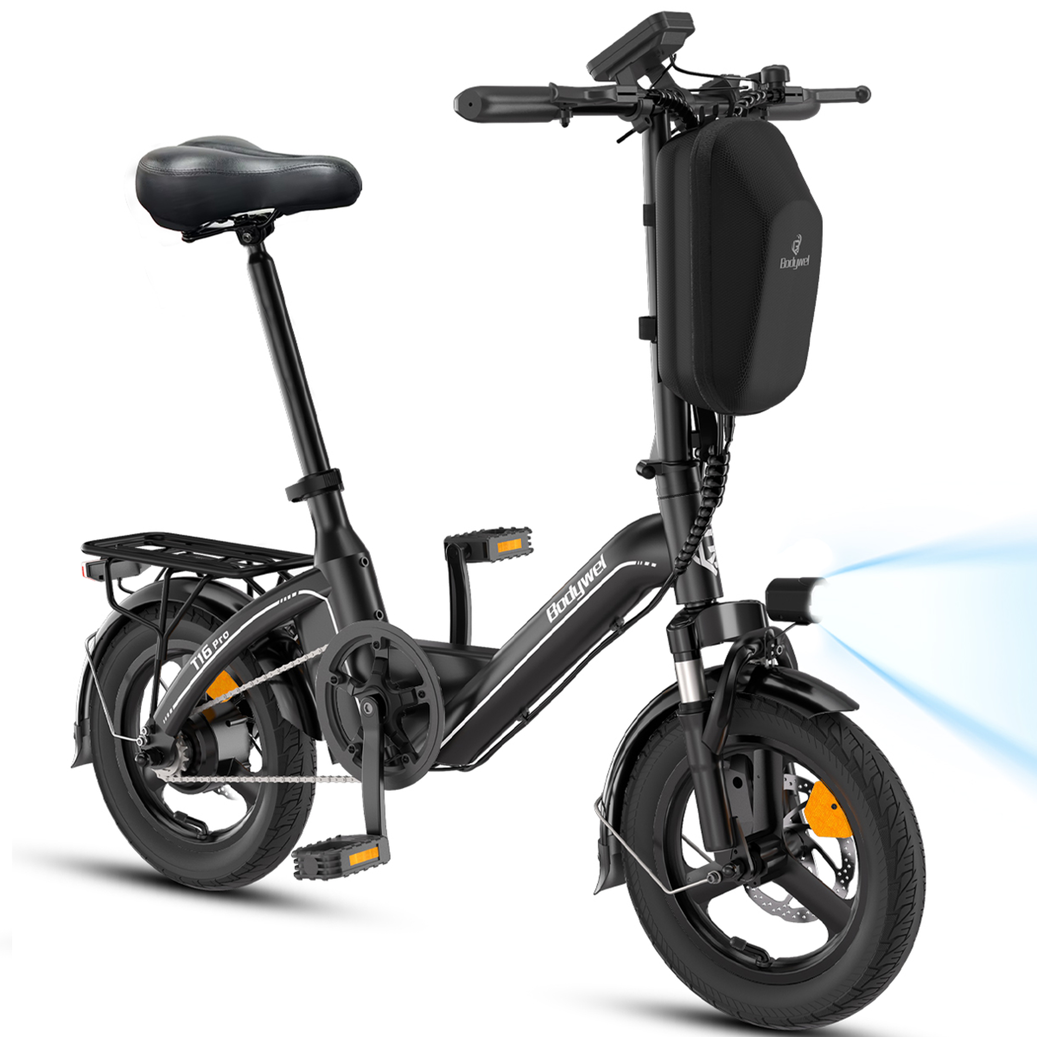 Voir la diapositive 2 : BODYWEL Mini vélo électrique bodywel t16 pro