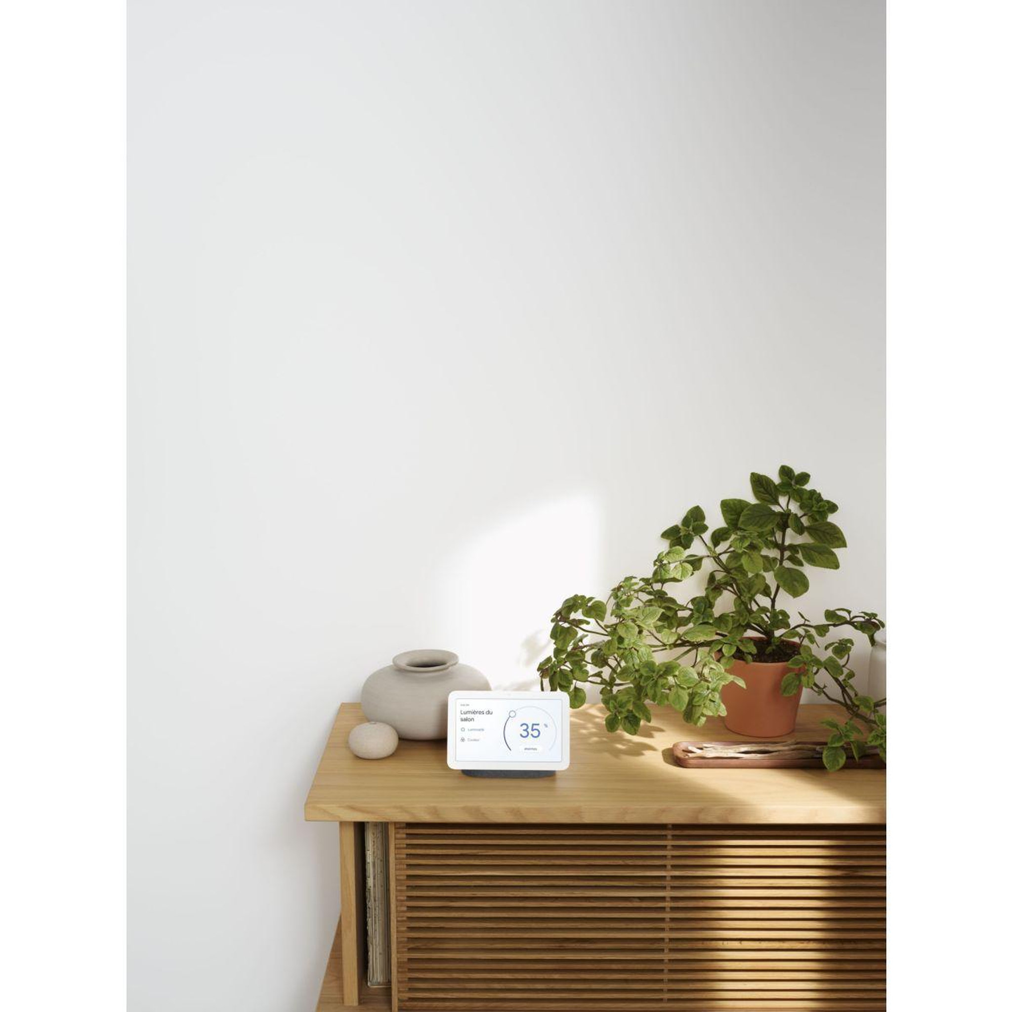 Voir la diapositive 2 : GOOGLE Assistant vocal Nest Hub 2 Charbon