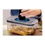 Voir la diapositive 5 : BOSCH BOSCH - 3 boites de conservation sous vide hermetiques : 0,7L, 1,0L et 1,5L - Bac degouttement - Indicateur jour et mois - Trita