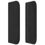 Voir la diapositive 4 : VIDAXL Tete de lit avec oreilles Noir 83x16x78/88 cm Velours