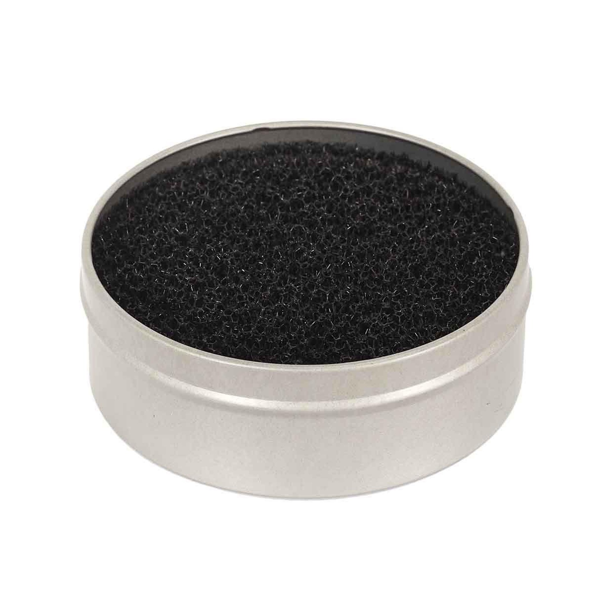 Voir la diapositive 3 : Cosmetic Club Éponge nettoyante réversible  pinceau  8cm noir