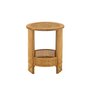 Voir la diapositive 2 : Paris Prix Table d'Appoint en Bambou  Double  49cm Naturel