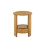Voir la diapositive 2 : Paris Prix Table d'Appoint en Bambou  Double  49cm Naturel