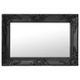 Voir la diapositive 1 : VIDAXL Miroir mural style baroque 60x40 cm noir