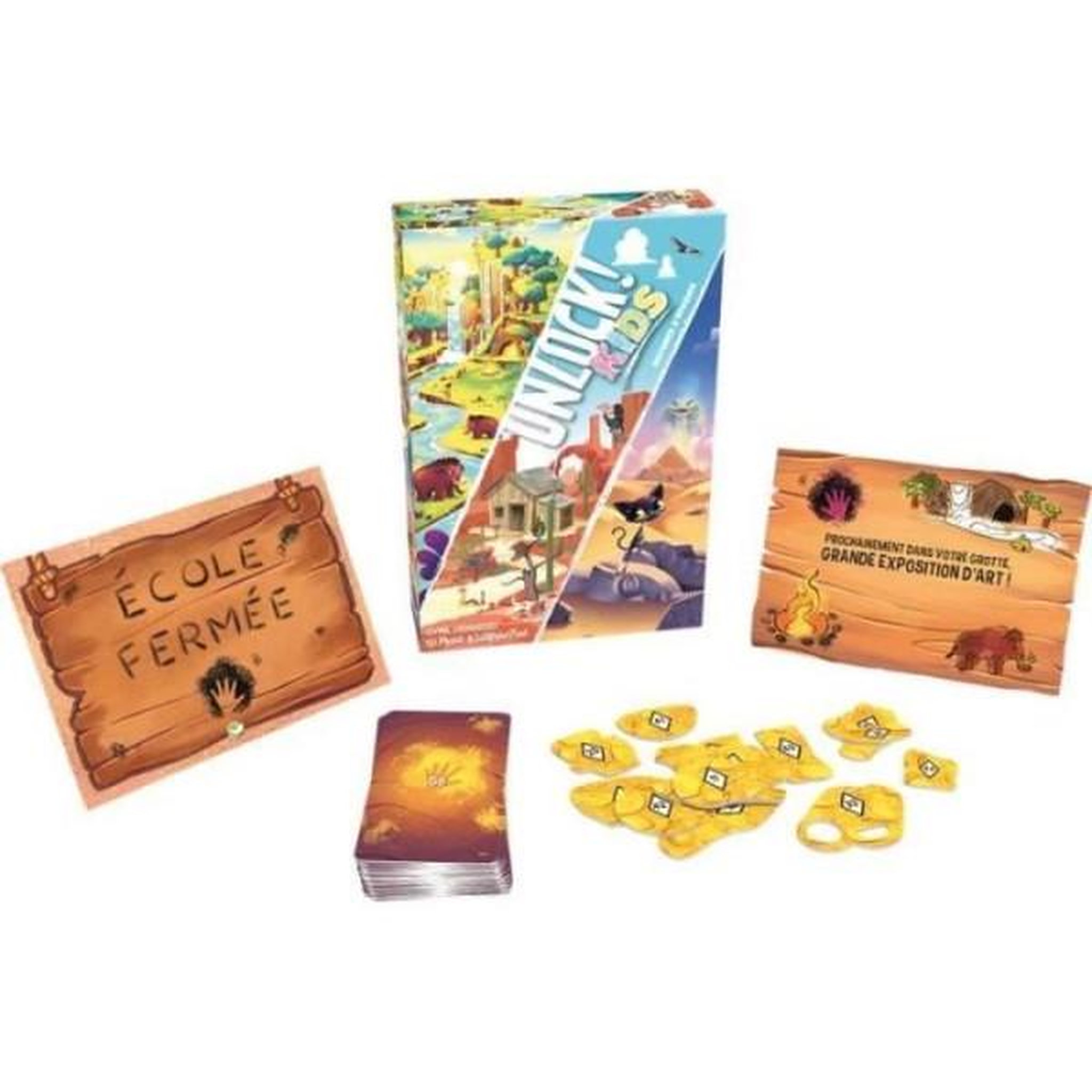 Voir la diapositive 3 : Asmodee Unlock! Kids histoires epoques - asmodee - jeu de société - enigmes et aventures pour enfants