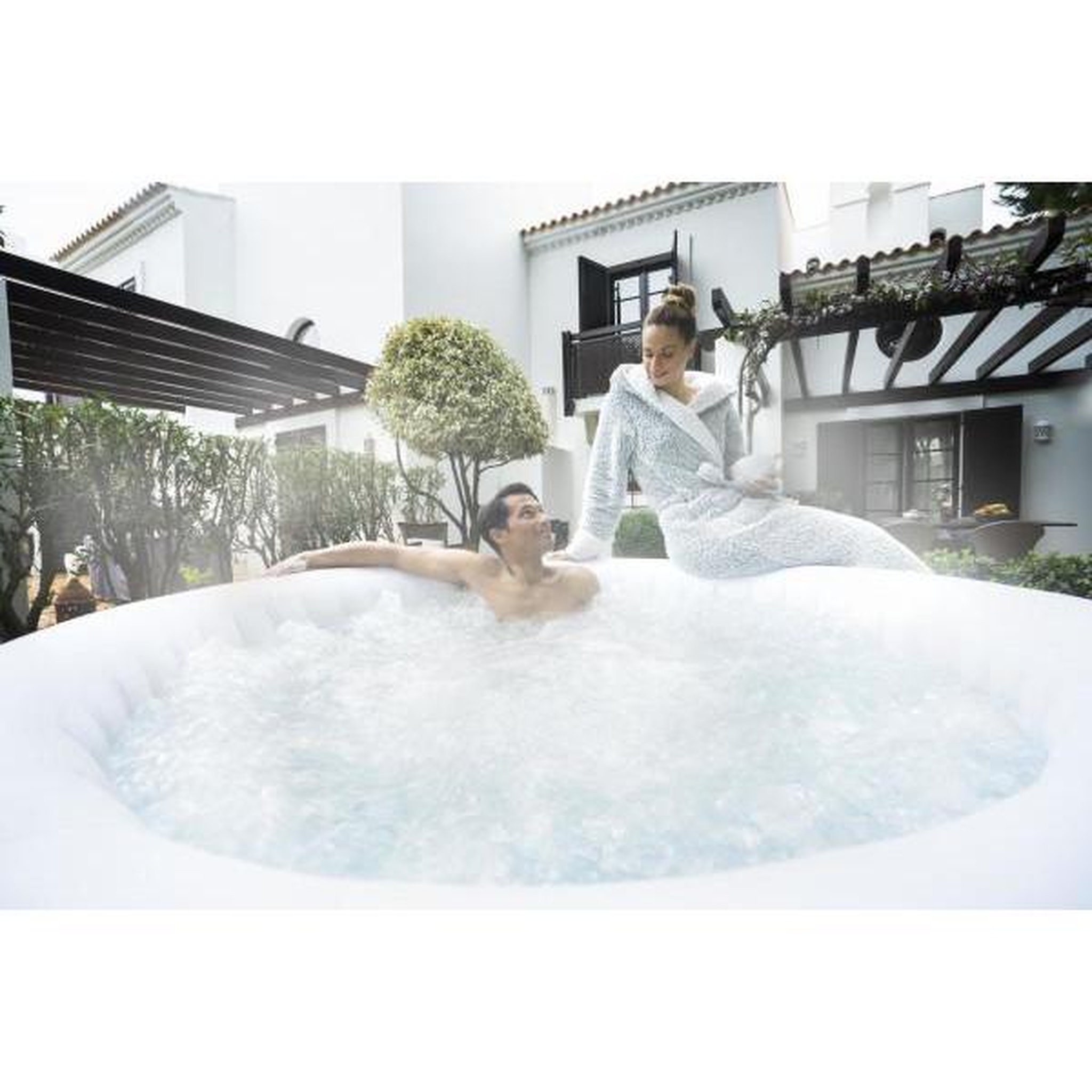 Voir la diapositive 3 : BESTWAY Spa gonflable - BESTWAY - Lay-Z-Spa Fiji - 180 x 66 cm - 2/4 places - 120 Airjet™