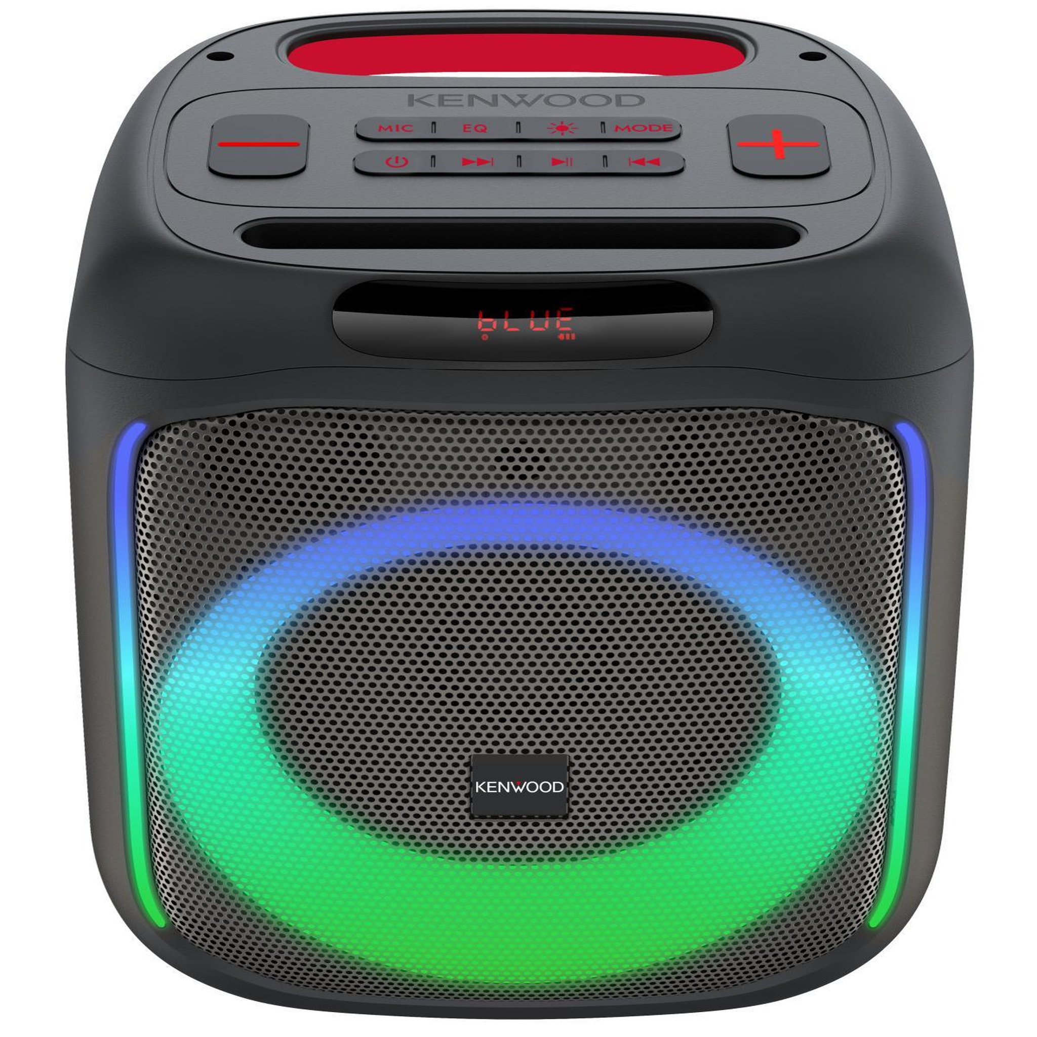 Voir la diapositive 3 : KENWOOD Enceinte portable Bluetooth Kenwood AS-P200BT Party Speaker Strobo LED