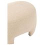 Voir la diapositive 4 : Paris Prix Pouf Design Tricoté  Erwin  55cm Blanc