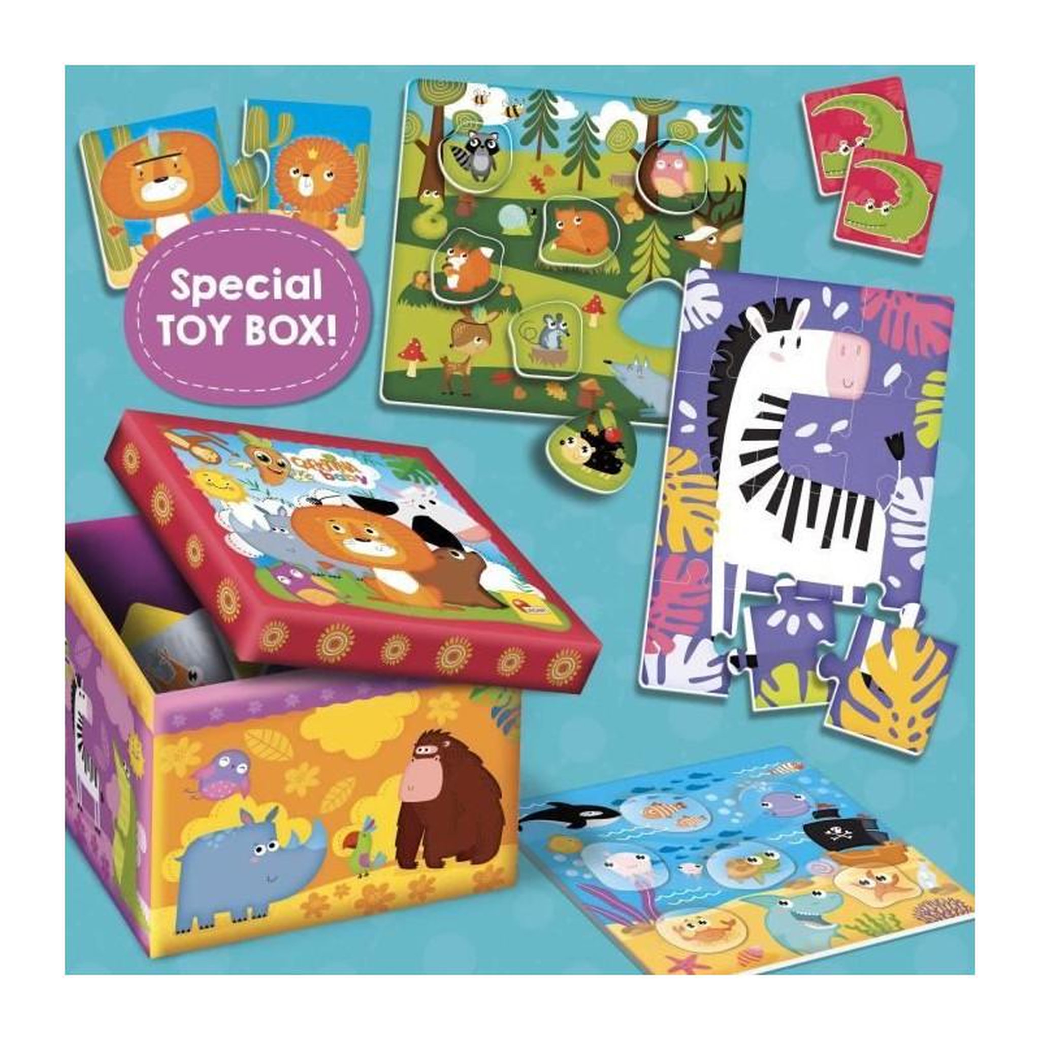 Voir la diapositive 4 : LISCIANI GIOCHI Super Box - CAROTINA BABY - Jeux éducatifs, Format géant