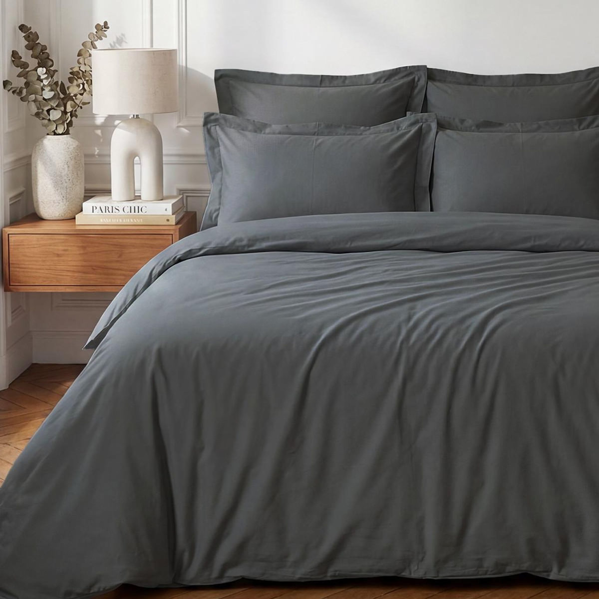 Sensei Maison Drap housse en percale de coton bonnet 30 cm SOFT PERCALE