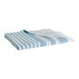 Voir la diapositive 1 : ACTUEL Foutah de plage en coton 400g/m²  finition frange motifs rayures