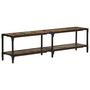 Voir la diapositive 3 : VIDAXL Meuble TV 150x30x41 cm bois massif de recuperation