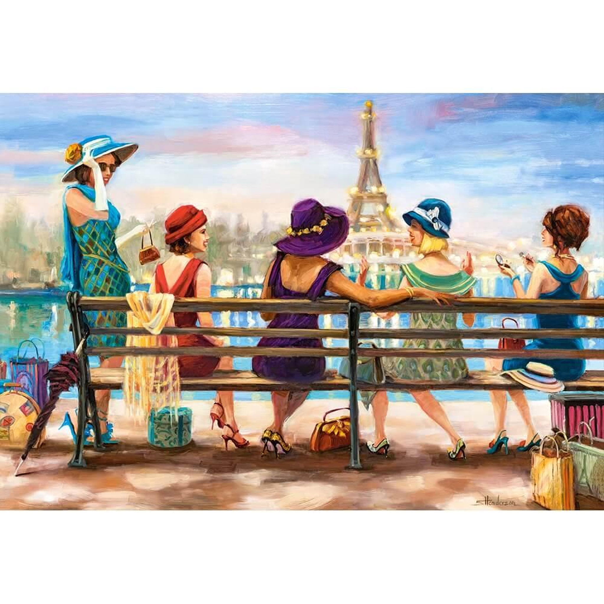 Voir la diapositive 1 : Castorland Puzzle 1000 pièces : Sortie entre filles