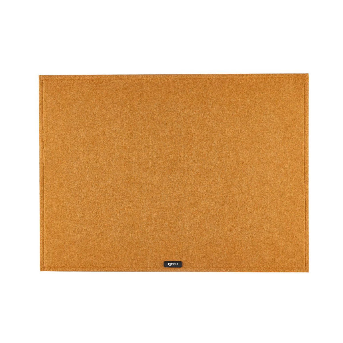 BJORN Set de table rectangulaire - 6 pièces - Feutre recyclé marron