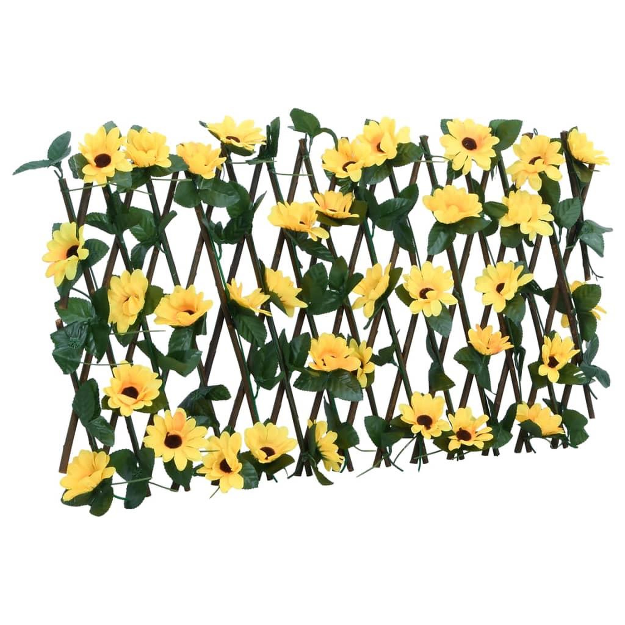 Voir la diapositive 2 : VIDAXL vidaXL Treillis de lierre artificiel extensible 5 pcs jaune 180x20 cm