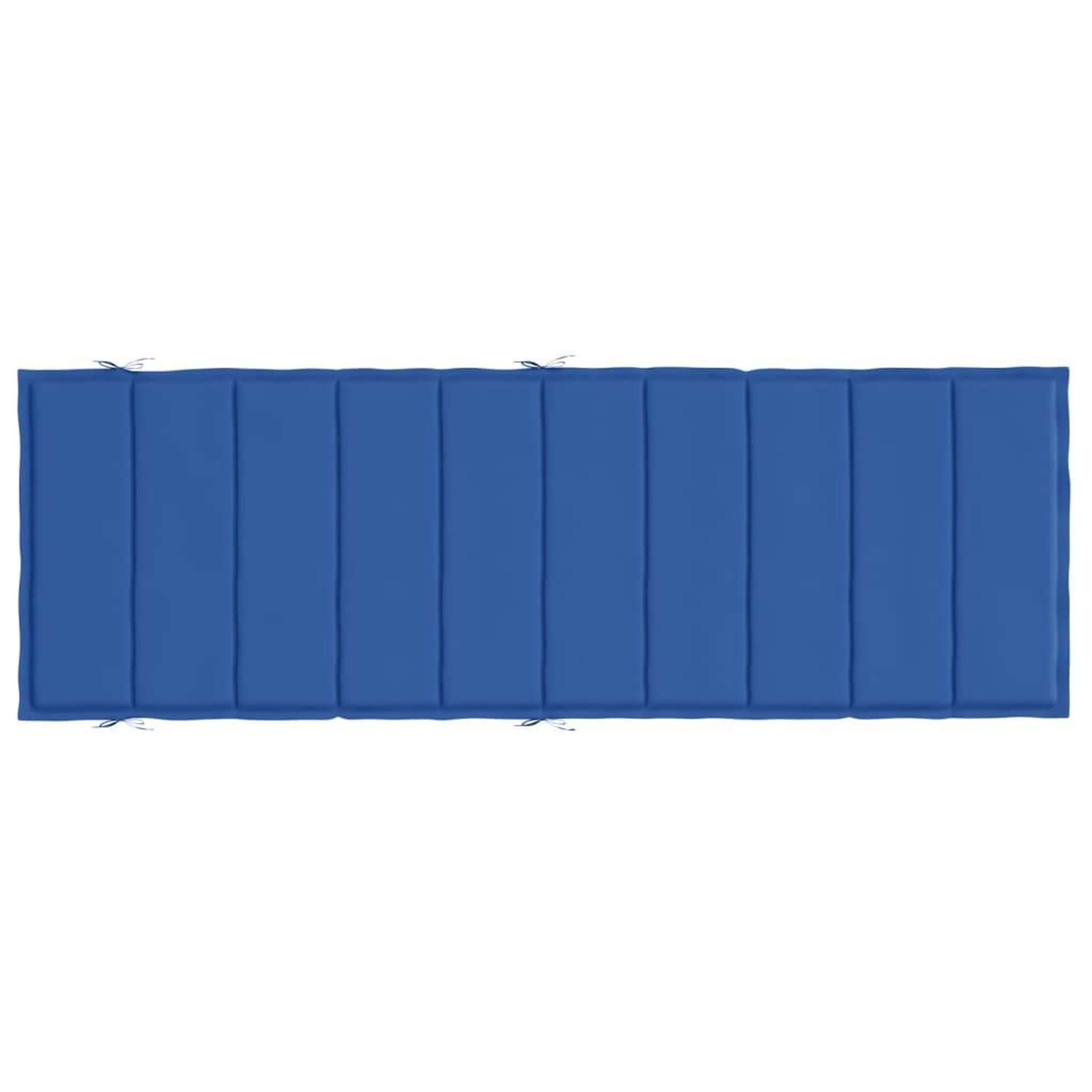 Voir la diapositive 5 : VIDAXL Coussin de chaise longue bleu royal 186x58x3 cm tissu oxford
