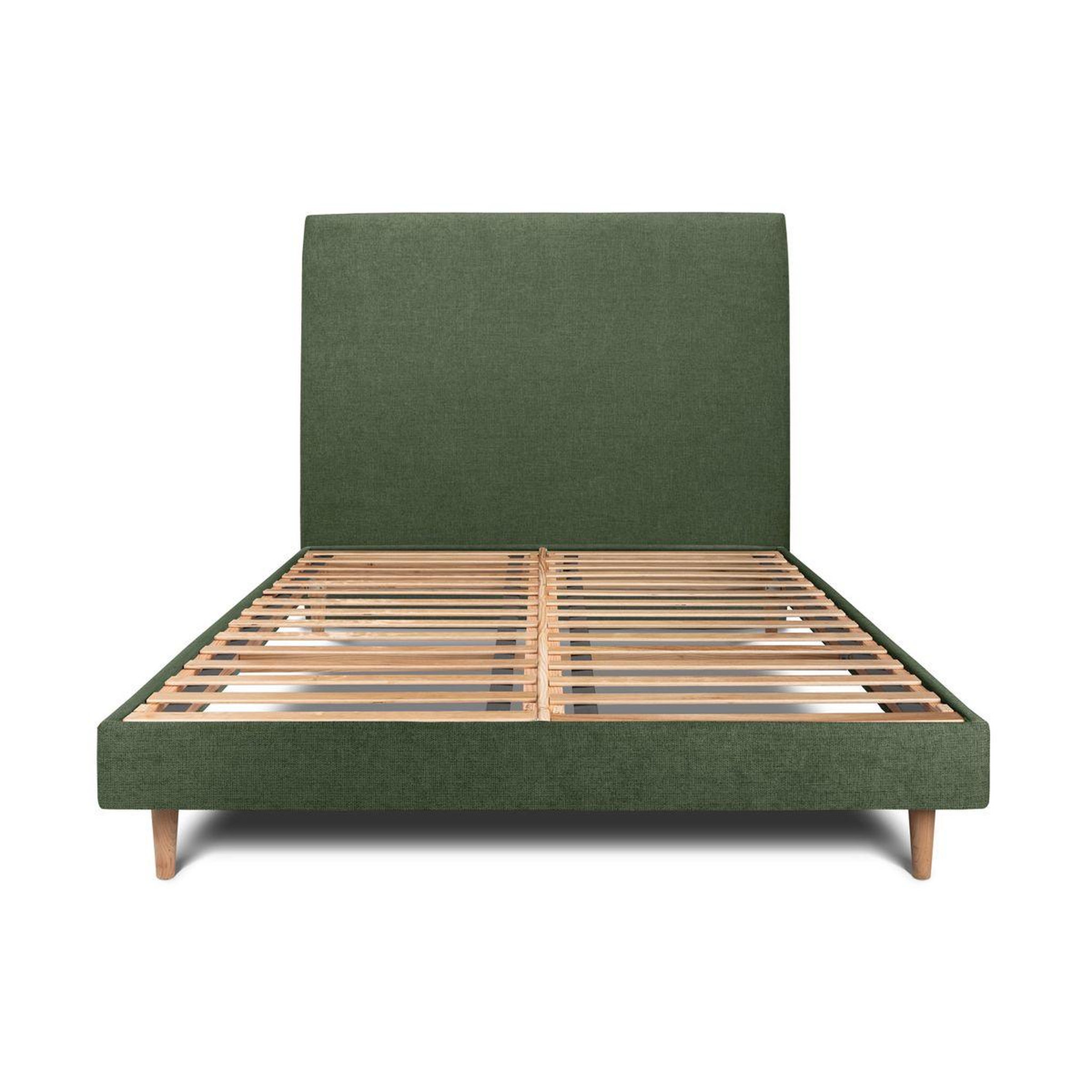 Voir la diapositive 1 : Sommeil de Plomb Lit avec tête de lit tapissier tissu et sommier kit - Hauteur totale : 29cm