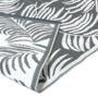 Voir la diapositive 4 : ID MARKET Tapis extérieur COCO tropical gris et blanc 180 x 280 CM