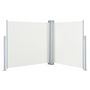 Voir la diapositive 2 : VIDAXL Auvent lateral retractable Creme 100 x 600 cm