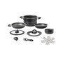 Voir la diapositive 1 : BRUNNER Set de cuisson Brunner Pirate NG Aluminium gris anthracite