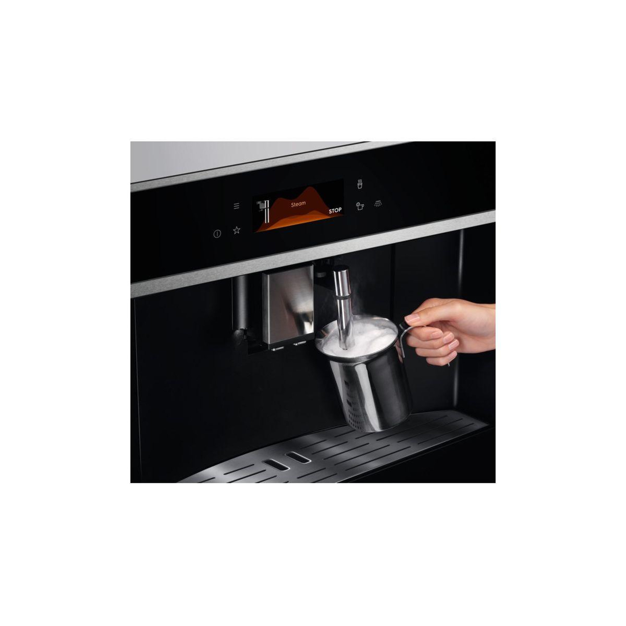 Voir la diapositive 2 : ELECTROLUX Machine à expresso EBC85X
